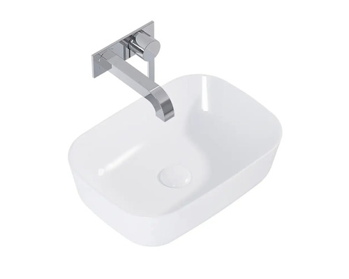 Vasque à poser avec robinet mural pour la salle de bain