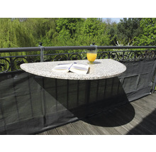 Balkonbespannung PE 90 x 500 cm anthrazit