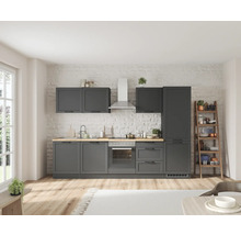 Meuble d'évier Held Möbel Lübeck lxpxh 120 x 60 x 86 cm gris mat démonté