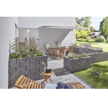 Pierre de construction Natura basalte-noir 35 cm x 15 cm x 16 cm