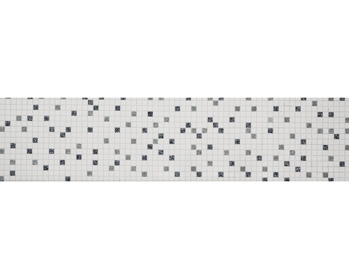 Mosaikfliese mit quadratischem Dekor