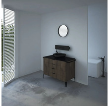 Waschtischunterschrank mit 4 Schubladen Devo Lotos BxHxT 100 x 76 cm x 53 cm Frontfarbe bronze expressive oak