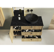 Meuble sous vasque Jungborn PRIMUS lxhxp 1000 x 720 x 456 mm droite couleur de façade chêne