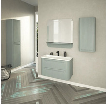 Hängehochschrank mit 2 Türen Devo Gloria 2.0 rechts BxHxT 40x172x33 cm fjord geriffelt