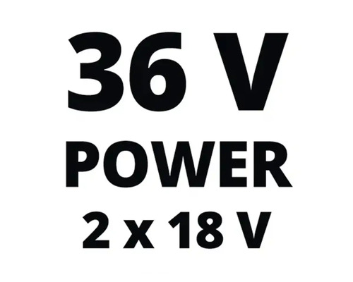 Puissance 36 volts 2 x 18 volts
