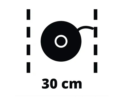 Symbole pour une portée de 30 centimètres