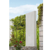 Pierre en L pierre d'angle béton apparent armé gris 50 cm x 12 cm x 180 cm profondeur = 100 cm