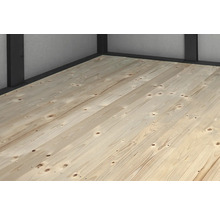 Plancher en bois avec cadre