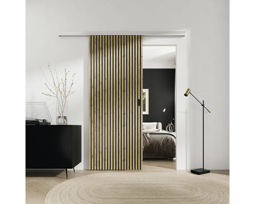 Schiebetürblatt LAMELLO Classico Modern I Eiche Artisan 950x2030 mm für Beschlag Selir Links/Rechts