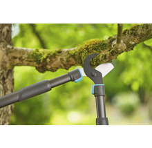 Élagueuse en utilisation sur une branche d''arbre