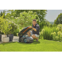 Garage pour tondeuse robot Gardena (modèles SILENO pro, max, free)