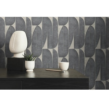 Vliestapete 39658-3 Stories of Life Blätter geometrisch beige