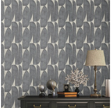 Vliestapete 39658-3 Stories of Life Blätter geometrisch beige