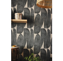 Vliestapete 39658-3 Stories of Life Blätter geometrisch beige