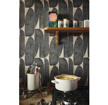 Vliestapete 39658-3 Stories of Life Blätter geometrisch beige
