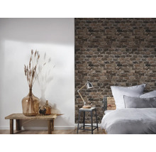 Vliestapete 38814-2 Elements II Backstein braun