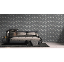 Vliestapete 39658-3 Stories of Life Blätter geometrisch beige