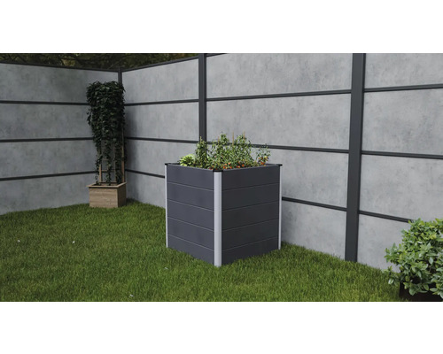 Jardinière surélevée classique GroJa Flex Cubus BPC 70 x 70 x 75 cm anthracite Jardinière surélevée classique GroJa Flex Cubus BPC 70 x 70 x 75 cm anthracite