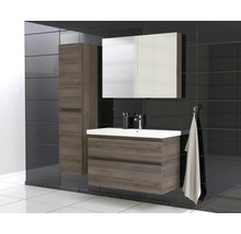 Jungborn Spiegelschrank TRENTA 100 x 14,4 x 72 cm Gladstone eiche 3-türig IP 44
