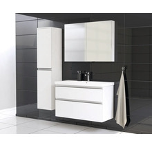 Jungborn Spiegelschrank TRENTA 100 x 14,4 x 72 cm weiß matt 3-türig IP 44