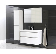 Jungborn Spiegelschrank TRENTA 100 x 14,4 x 72 cm weiß hochglanz 3-türig IP 44