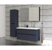 Jungborn Spiegelschrank TRENTA 120 x 14,4 x 72 cm taubenblau 3-türig IP 44