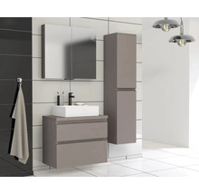 Jungborn Waschtischunterschrank TRENTA BxHxT 76,7 x 64,6 x 44,5 cm Frontfarbe hellbraun glanz TRE DESK 80 2Z B A2496