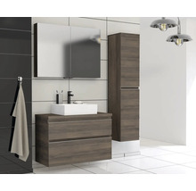 Jungborn Waschtischunterschrank TRENTA BxHxT 96,7 x 64,6 x 44,5 cm Frontfarbe eiche holzdekor TRE DESK 100 2Z S 25