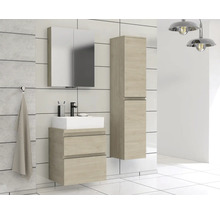 Jungborn Waschtischunterschrank TRENTA BxHxT 56,7 x 64,6 x 44,5 cm Frontfarbe eiche holzdekor TRE DESK 60 2Z B 70