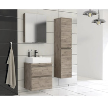 Jungborn Waschtischunterschrank TRENTA BxHxT 56,7 x 64,6 x 44,5 cm Frontfarbe eiche holzdekor TRE DESK 60 2Z B D370