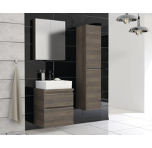 Jungborn Waschtischunterschrank TRENTA BxHxT 56,7 x 64,6 x 44,5 cm Frontfarbe eiche holzdekor TRE DESK 60 2Z S 25
