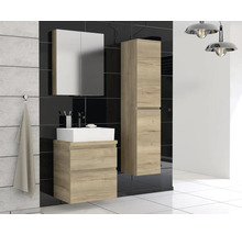 Jungborn Waschtischunterschrank TRENTA BxHxT 56,7 x 64,6 x 44,5 cm Frontfarbe eiche holzdekor TRE DESK 60 2Z S 80