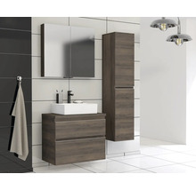 Jungborn Waschtischunterschrank TRENTA BxHxT 76,7 x 64,6 x 44,5 cm Frontfarbe eiche holzdekor TRE DESK 80 2Z S 25
