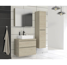 Jungborn Waschtischunterschrank TRENTA BxHxT 76,7 x 64,6 x 44,5 cm Frontfarbe eiche holzdekor TRE DESK 80 2Z S 70