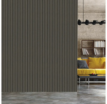 Panneaux muraux décoratifs avec motif à nervures verticales dans un espace de vie