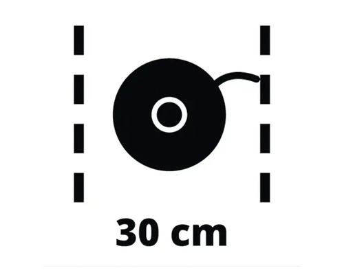 Symbole pour une largeur de coupe de 30 centimètres