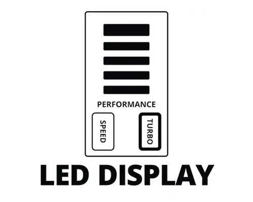 LED Display Anzeige für Leistung, Geschwindigkeit und Turbo