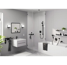 hansgrohe Waschtischarmatur LOGIS 110 Eco schwarz matt ohne Ablaufgarnitur 71253670