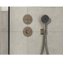 Ensemble de douche avec thermostat et douchette pour montage mural