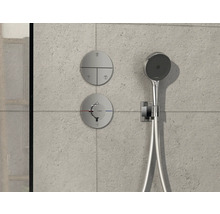 Brausegarnitur mit Thermostat zur Wandmontage