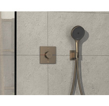 Aufputz Duscharmatur mit Handbrause an der Wand