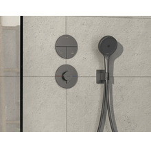 Ensemble de douche avec douchette à main et thermostat mural