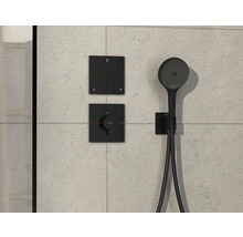 Ensemble de douche avec robinet thermostatique monté au mur