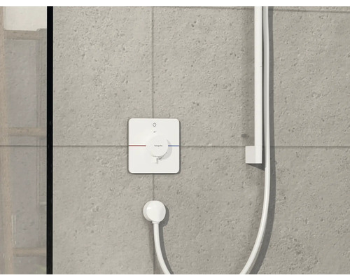 Aufputz Duscharmatur mit Thermostat zur Temperaturregelung