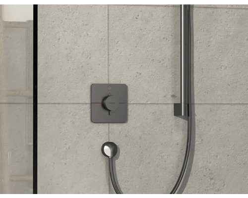 Duscharmatur mit Thermostat zur Temperaturregelung