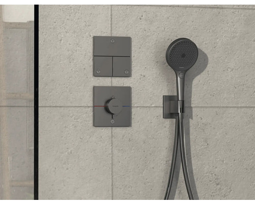 Ensemble de douche avec mitigeur thermostatique monté au mur