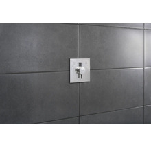 Robinet de douche encastré hansgrohe DuoTurn E chrome 75417000 sans corps de base à encastrer