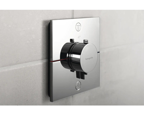 Mitigeur thermostatique Hansgrohe pour montage mural dans la salle de bains