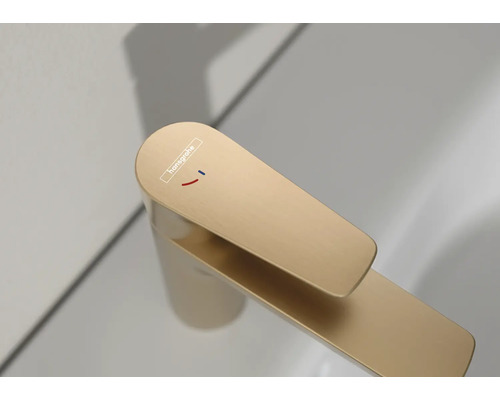 Hansgrohe Logo auf einer Armatur