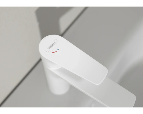 Hansgrohe Logo auf einer Armatur